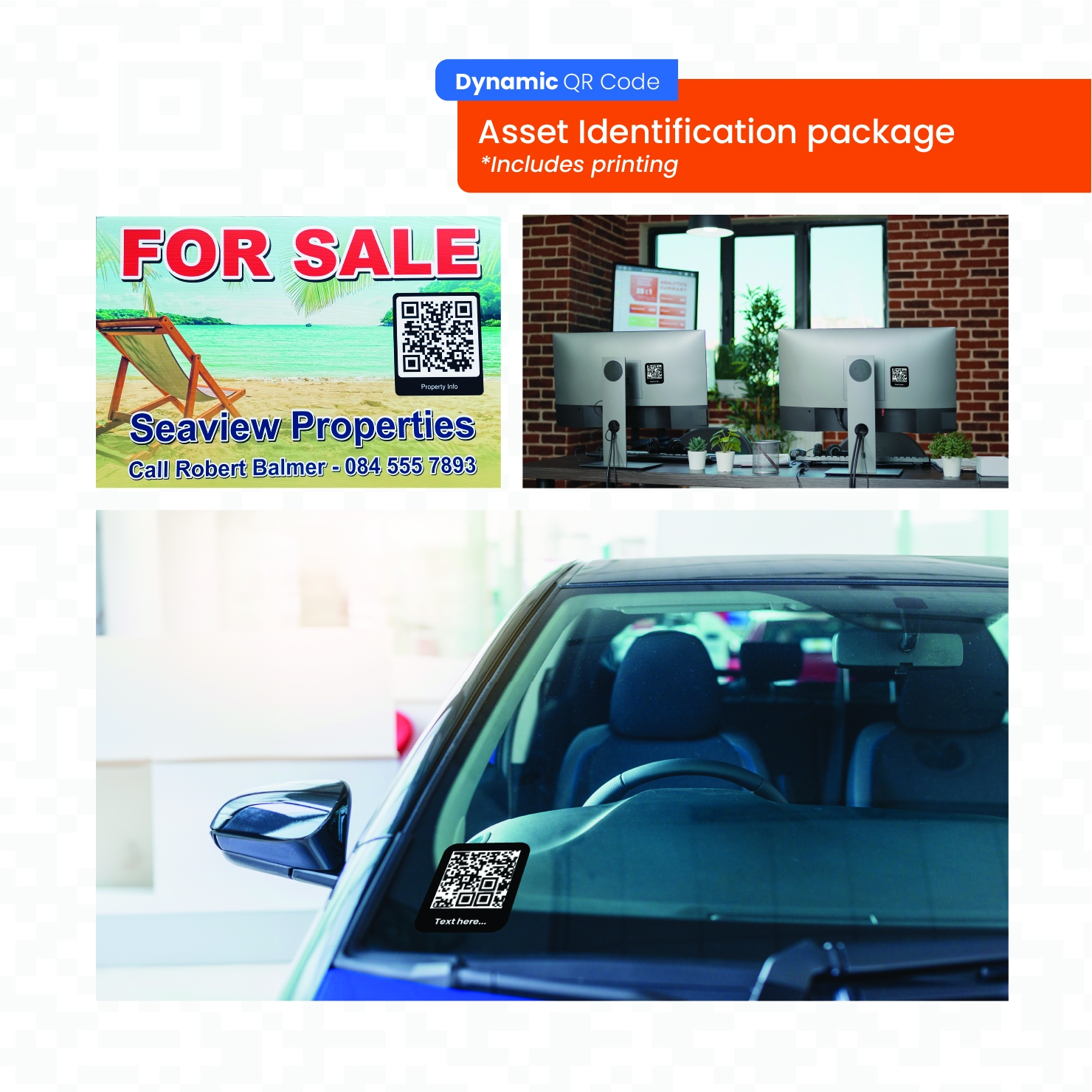 Picture of Asset labelling, Marketing and Advertising QR’s