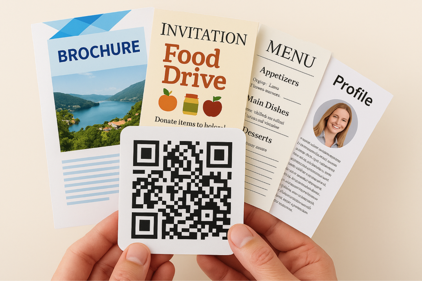 Picture of QR image for PDF document UPLOADS - Dynamic